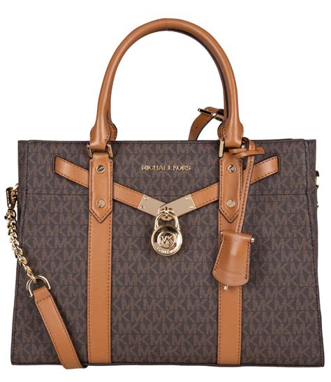 michael kors hamilton satchel large|michael kors nouveau hamilton bag.